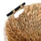 Woven water hyacinth bowl
